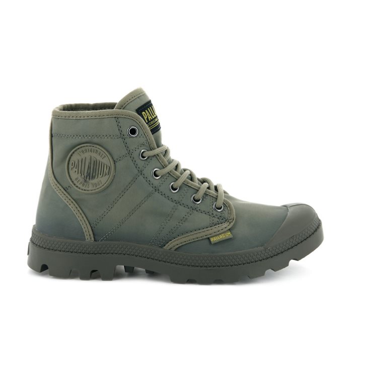 Bottes Palladium Pallabrousse TX Homme Vert Olive | FR BEZ386D